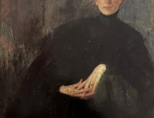 La dame à la robe noire